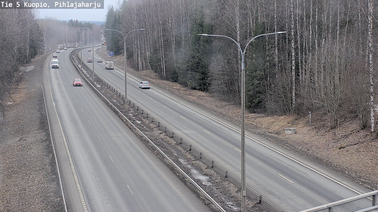 Kelikamerat Kuva Tie 5 Kuopio, Pihlajaharju, Kuopio, Pohjois-Savo