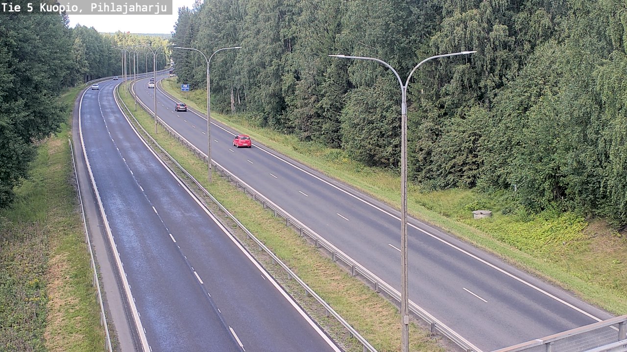 Kelikamerat Kuva Tie 5 Kuopio, Pihlajaharju, Kuopio, Pohjois-Savo