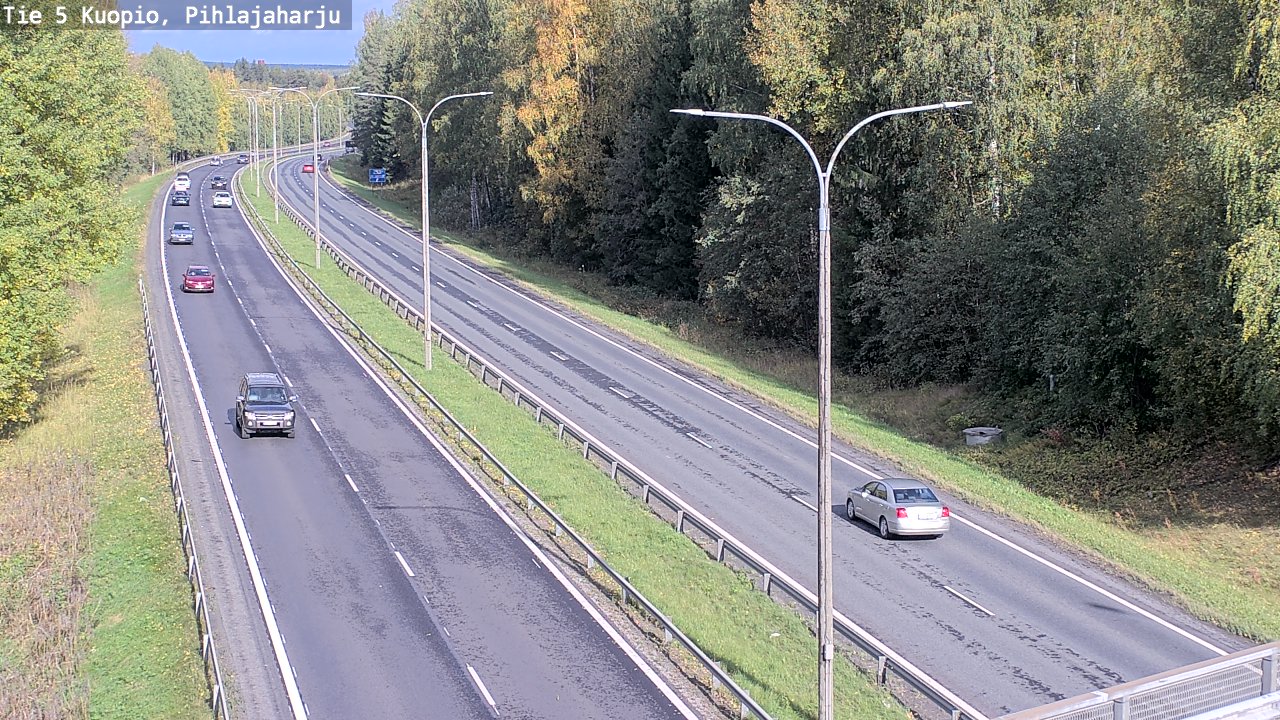 Weather Camera Image Road 5 Kuopio, Pihlajaharju, Kuopio, Pohjois-Savo