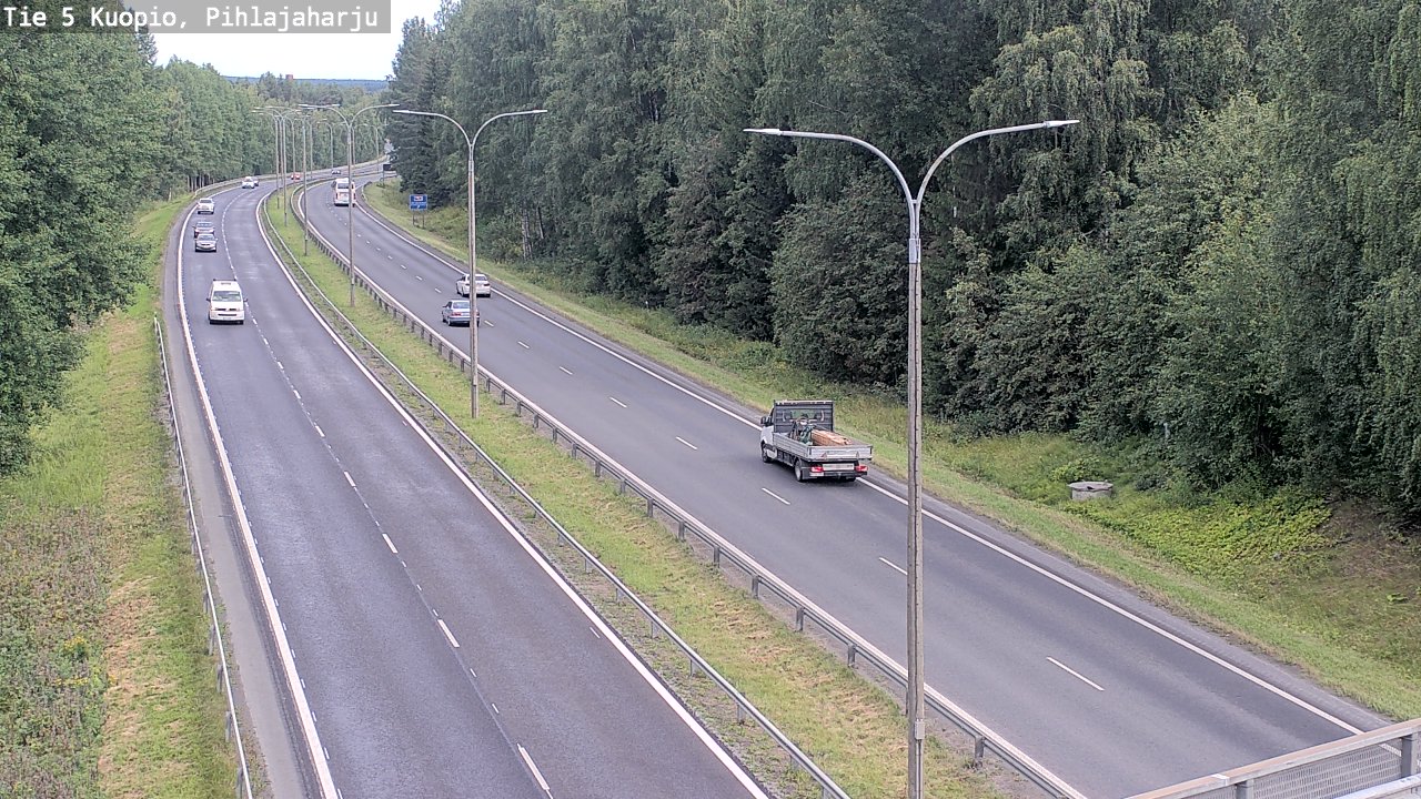 Weather Camera Image Väg 5 Kuopio, Pihlajaharju, Kuopio, Pohjois-Savo