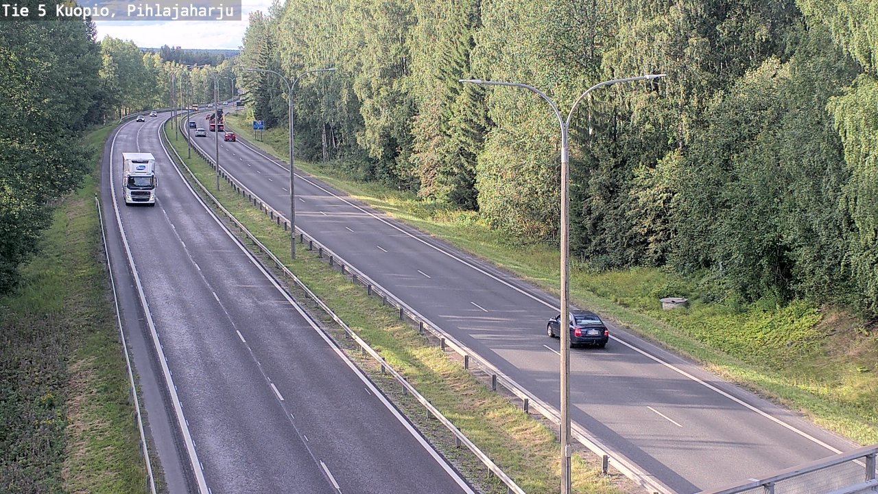 Kelikamerat Kuva Tie 5 Kuopio, Pihlajaharju, Kuopio, Pohjois-Savo