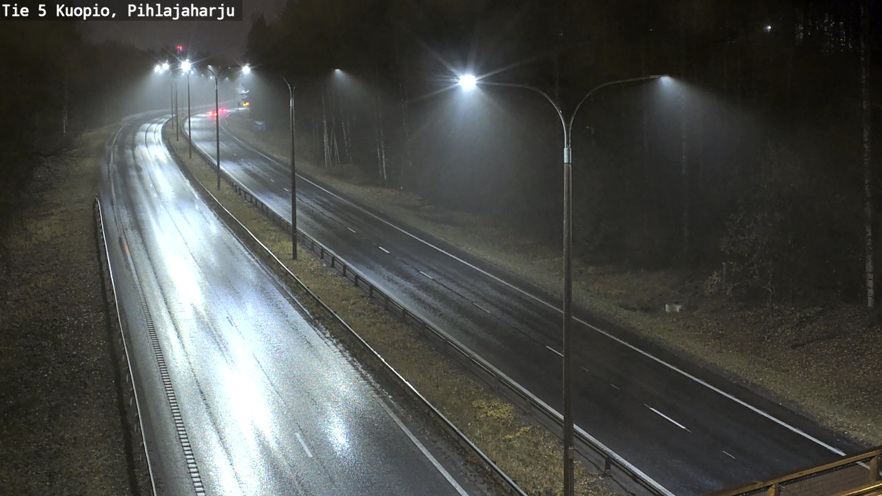 Weather Camera Image Road 5 Kuopio, Pihlajaharju, Kuopio, Pohjois-Savo