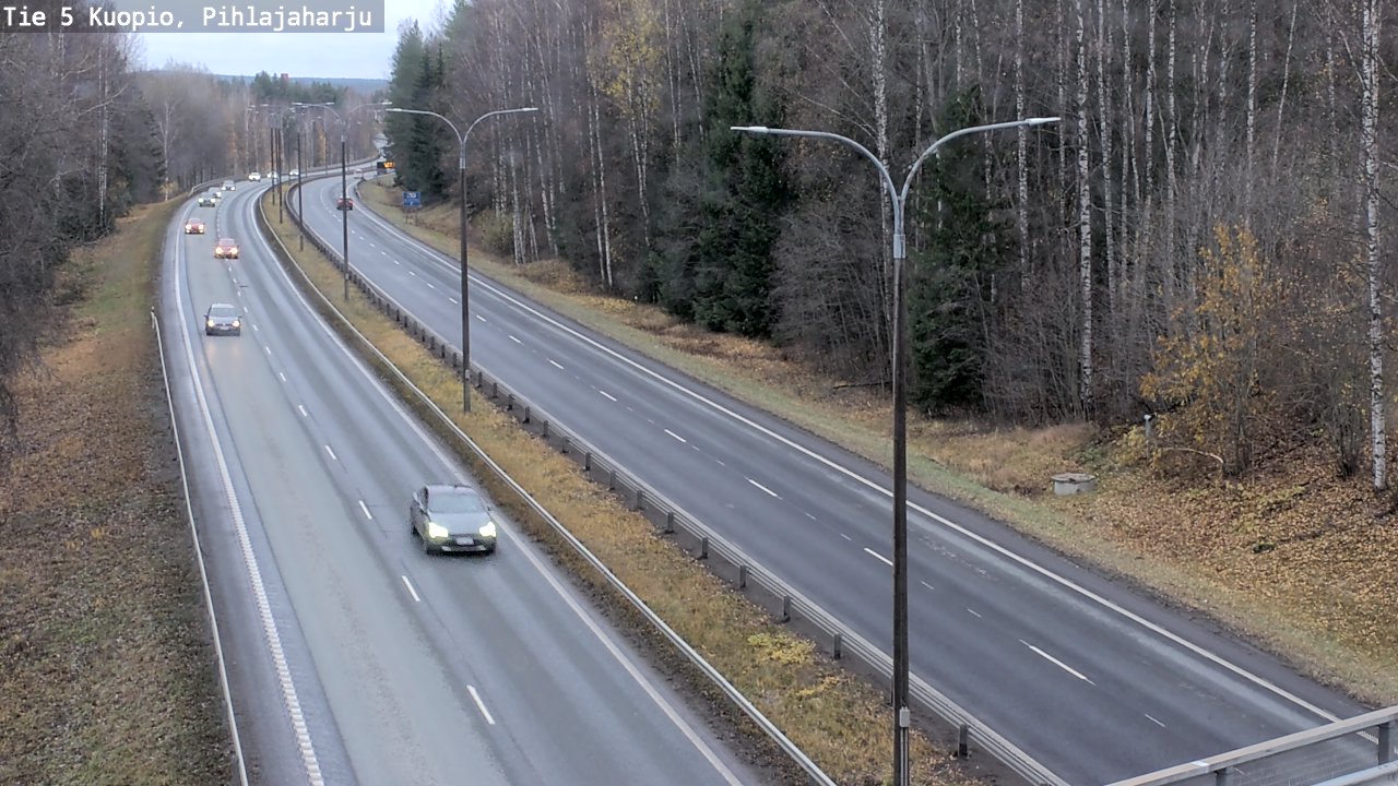 Weather Camera Image Väg 5 Kuopio, Pihlajaharju, Kuopio, Pohjois-Savo