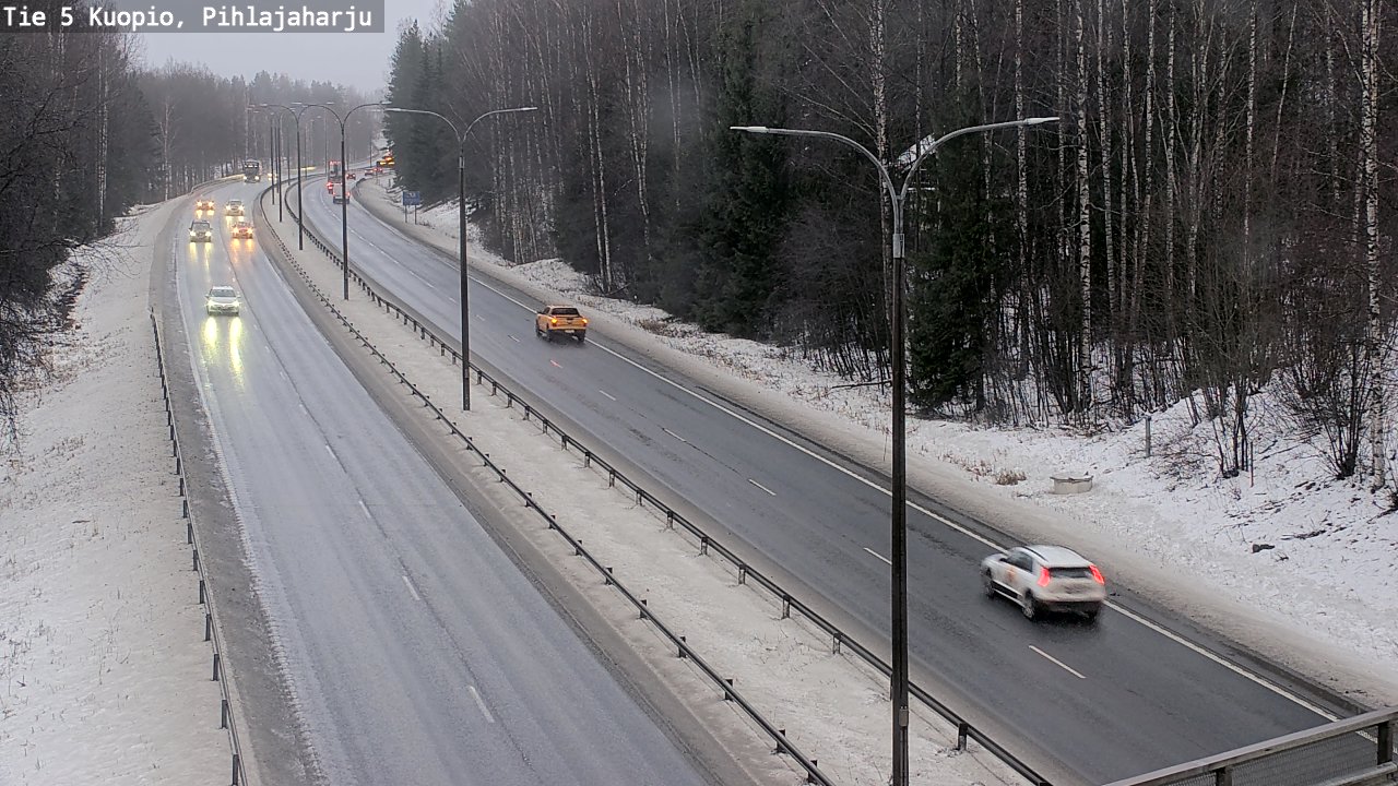 Weather Camera Image Road 5 Kuopio, Pihlajaharju, Kuopio, Pohjois-Savo