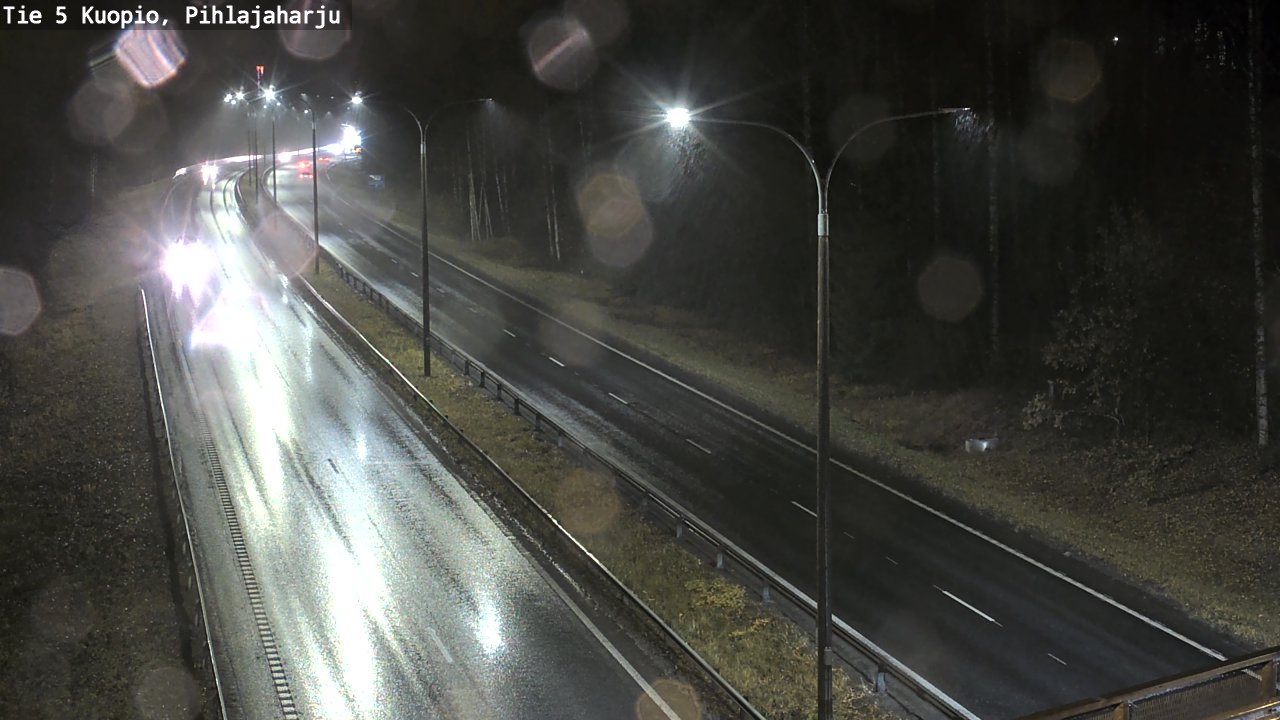 Weather Camera Image Väg 5 Kuopio, Pihlajaharju, Kuopio, Pohjois-Savo