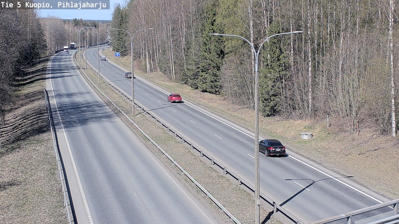 Kelikamerat Kuva Tie 5 Kuopio, Pihlajaharju, Kuopio, Pohjois-Savo