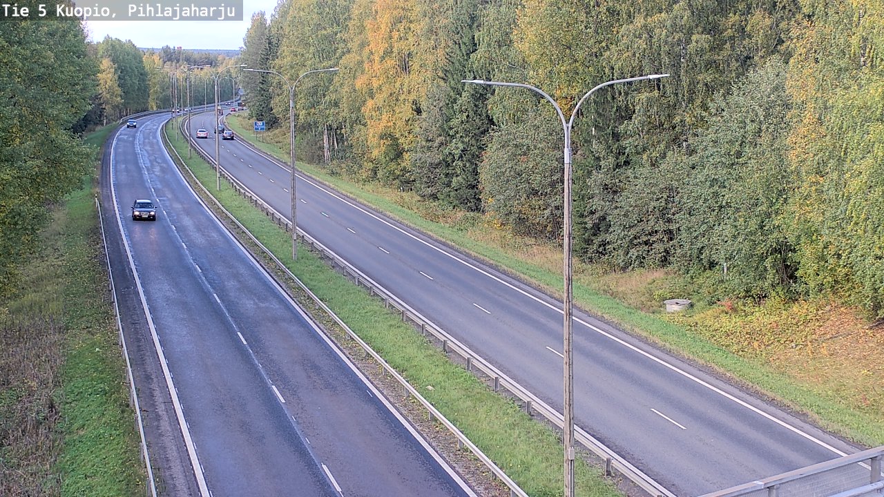 Kelikamerat Kuva Tie 5 Kuopio, Pihlajaharju, Kuopio, Pohjois-Savo