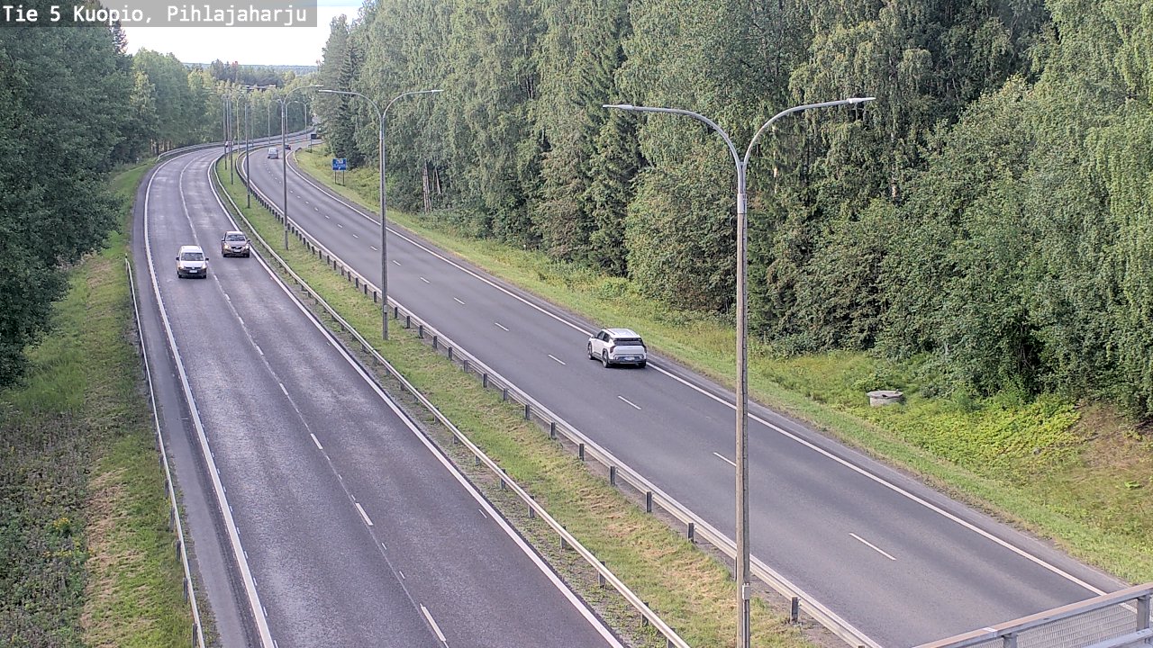 Kelikamerat Kuva Tie 5 Kuopio, Pihlajaharju, Kuopio, Pohjois-Savo