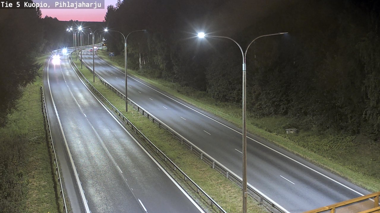 Kelikamerat Kuva Tie 5 Kuopio, Pihlajaharju, Kuopio, Pohjois-Savo