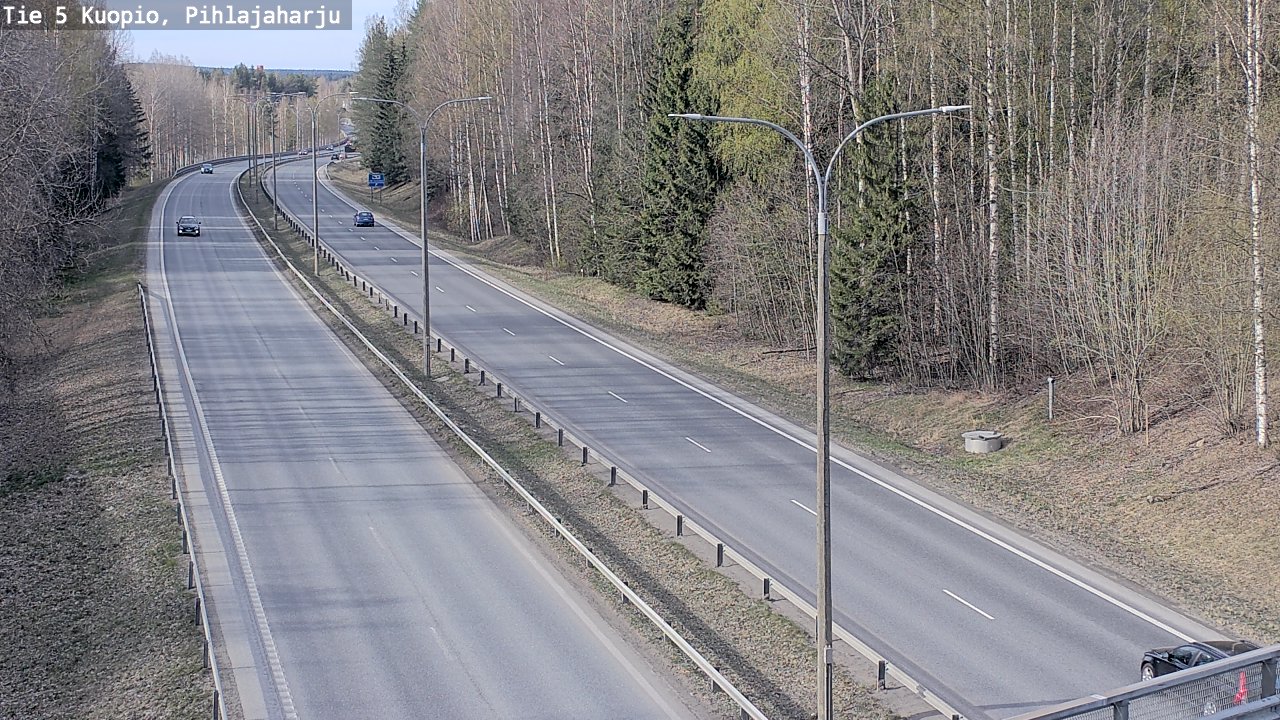 Kelikamerat Kuva Tie 5 Kuopio, Pihlajaharju, Kuopio, Pohjois-Savo