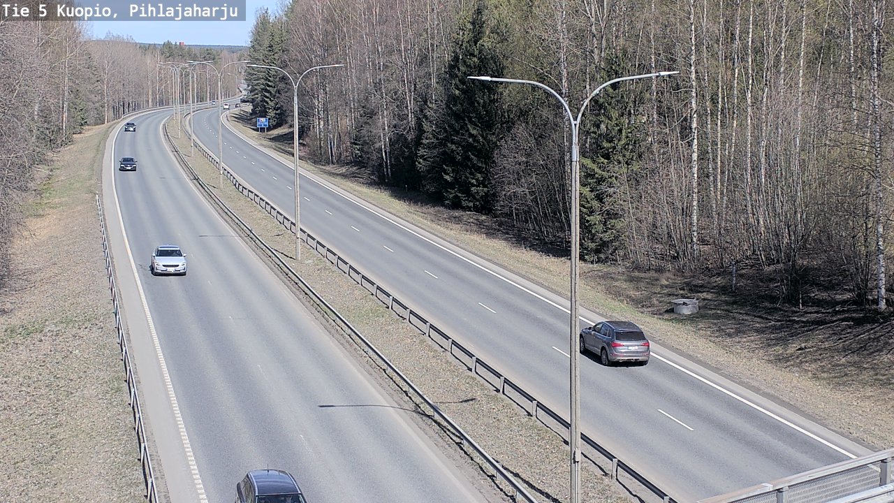 Kelikamerat Kuva Tie 5 Kuopio, Pihlajaharju, Kuopio, Pohjois-Savo