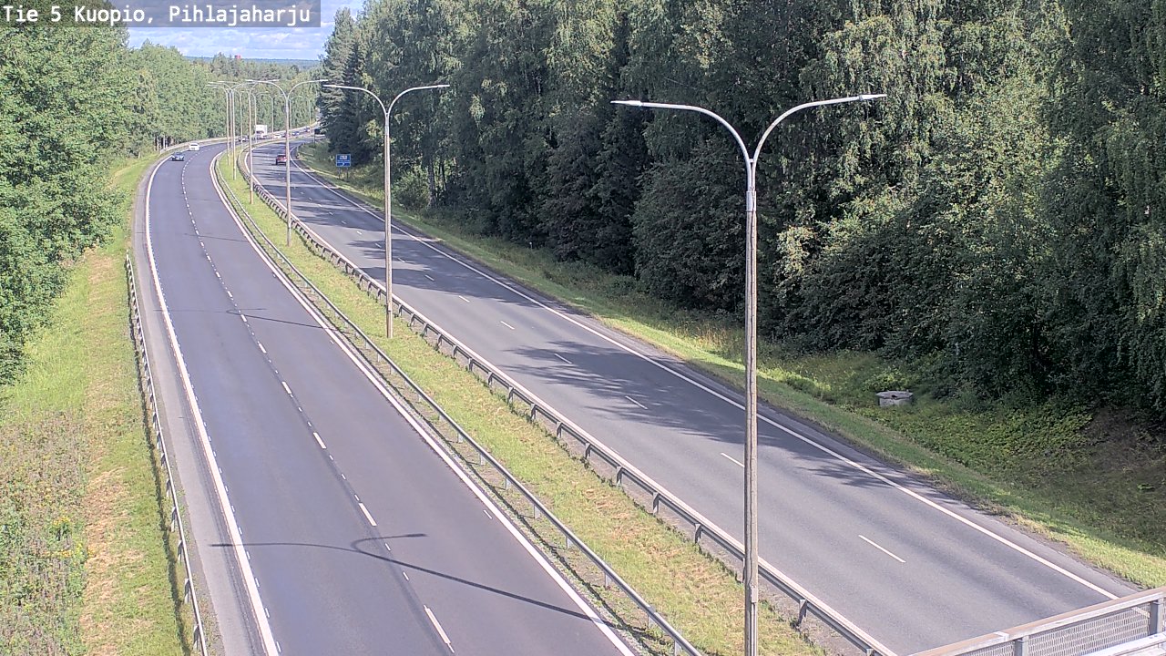 Kelikamerat Kuva Tie 5 Kuopio, Pihlajaharju, Kuopio, Pohjois-Savo