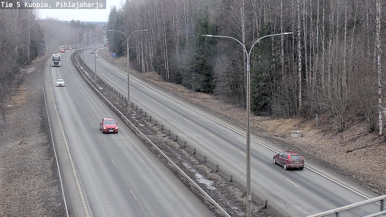 Kelikamerat Kuva Tie 5 Kuopio, Pihlajaharju, Kuopio, Pohjois-Savo