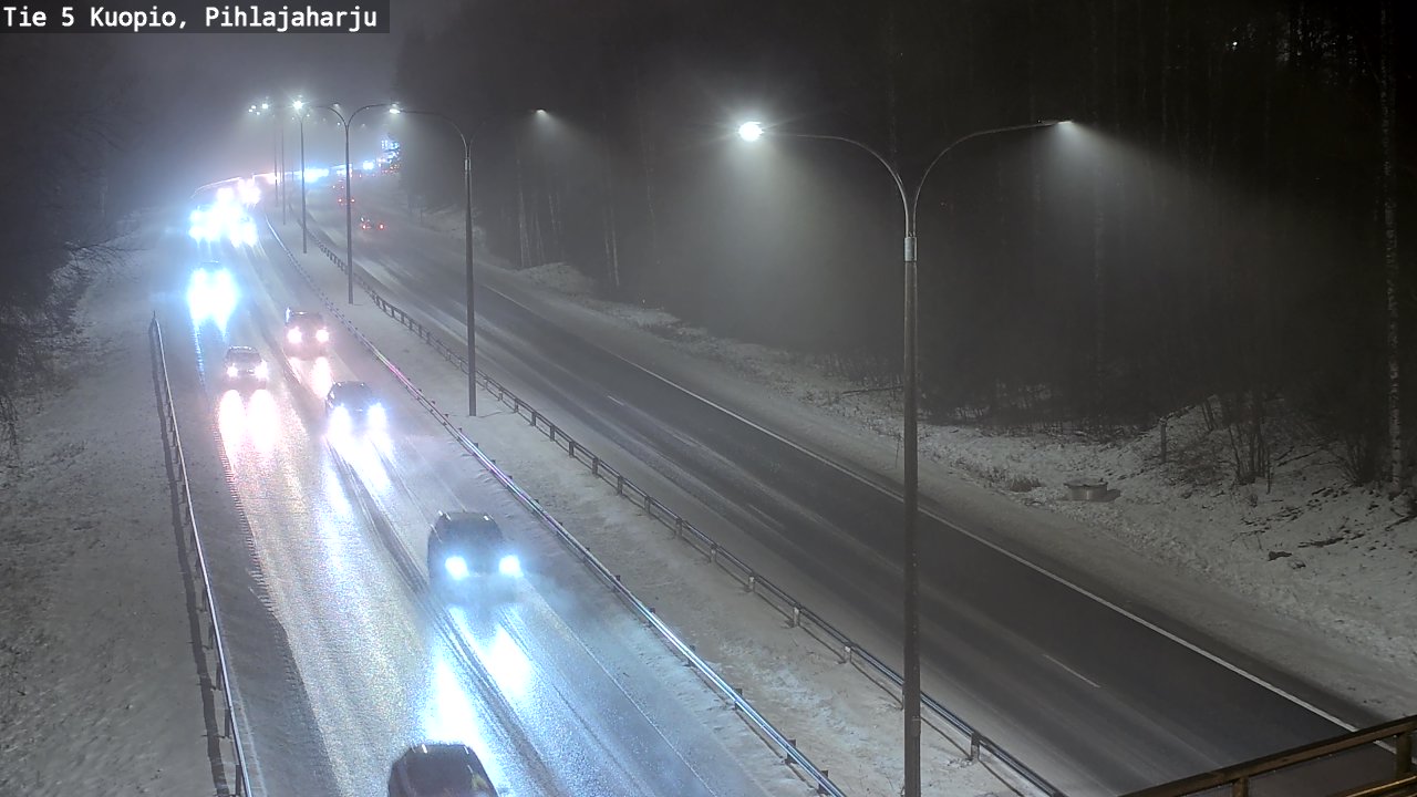Weather Camera Image Road 5 Kuopio, Pihlajaharju, Kuopio, Pohjois-Savo
