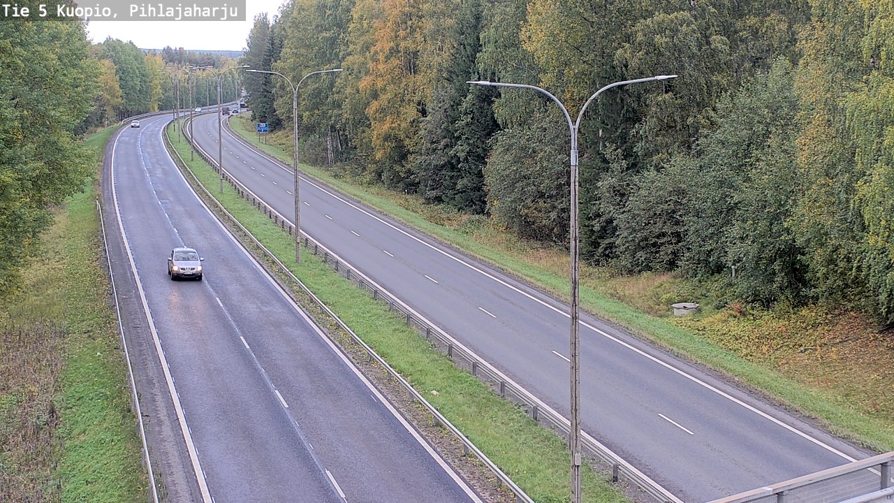 Kelikamerat Kuva Tie 5 Kuopio, Pihlajaharju, Kuopio, Pohjois-Savo