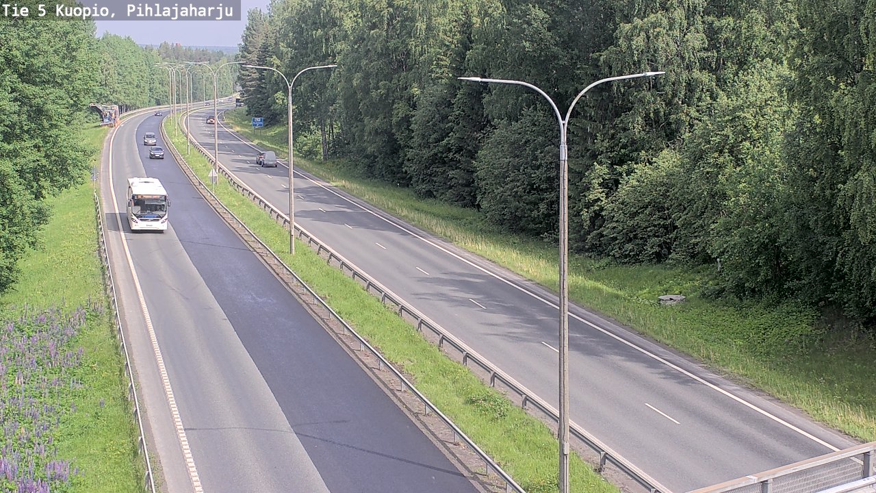 Kelikamerat Kuva Tie 5 Kuopio, Pihlajaharju, Kuopio, Pohjois-Savo