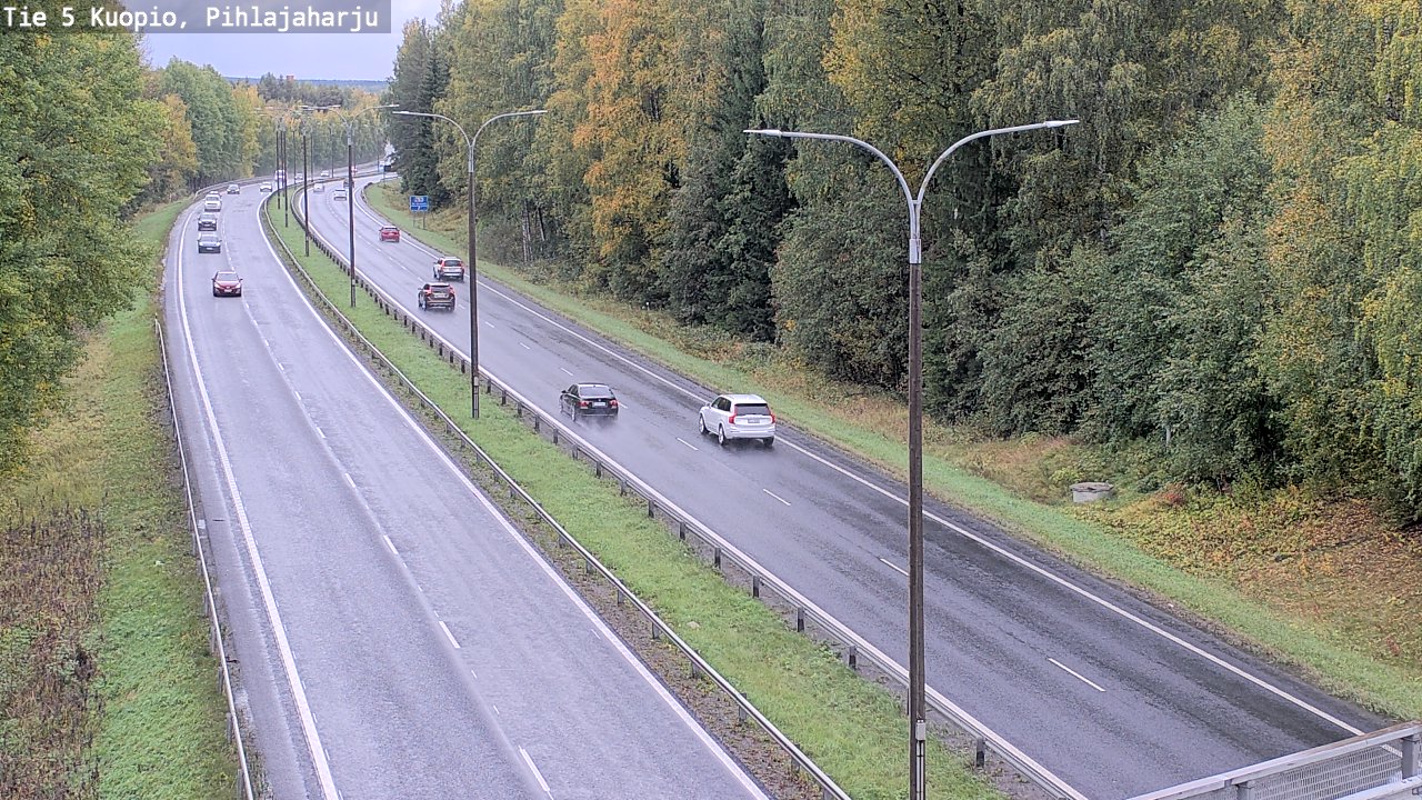 Kelikamerat Kuva Tie 5 Kuopio, Pihlajaharju, Kuopio, Pohjois-Savo