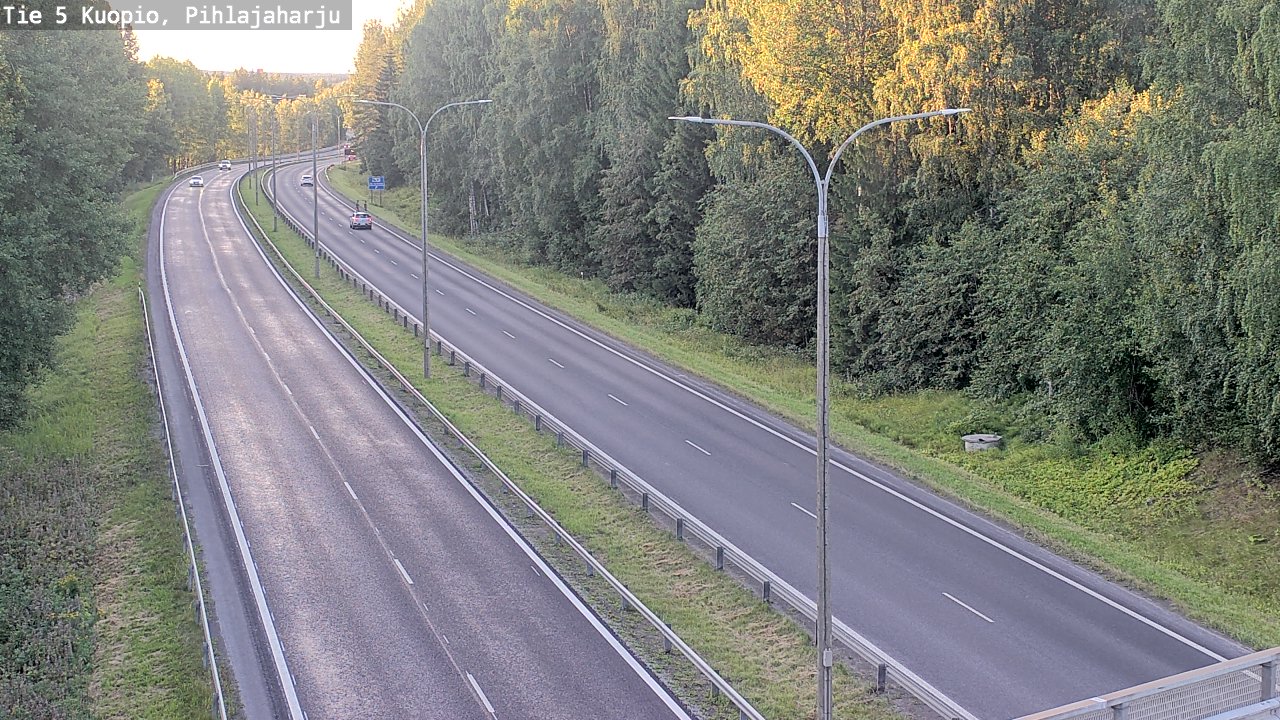 Kelikamerat Kuva Tie 5 Kuopio, Pihlajaharju, Kuopio, Pohjois-Savo