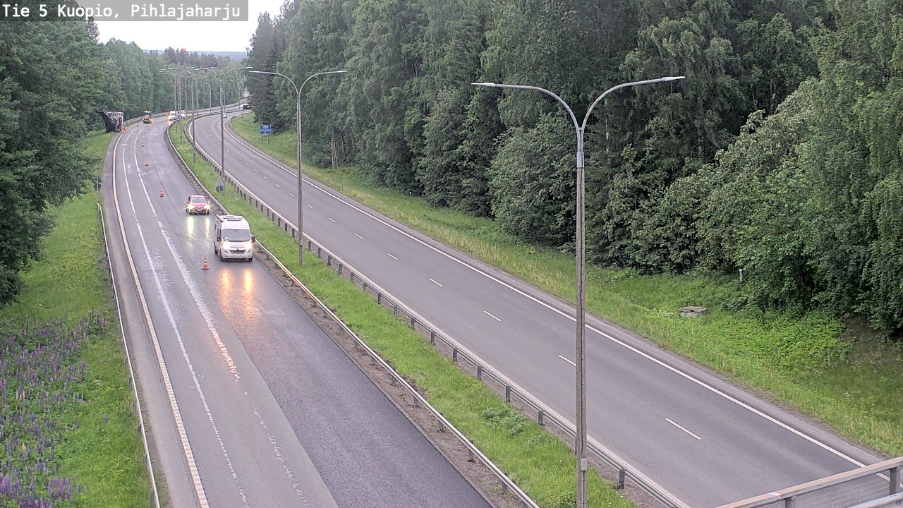 Kelikamerat Kuva Tie 5 Kuopio, Pihlajaharju, Kuopio, Pohjois-Savo