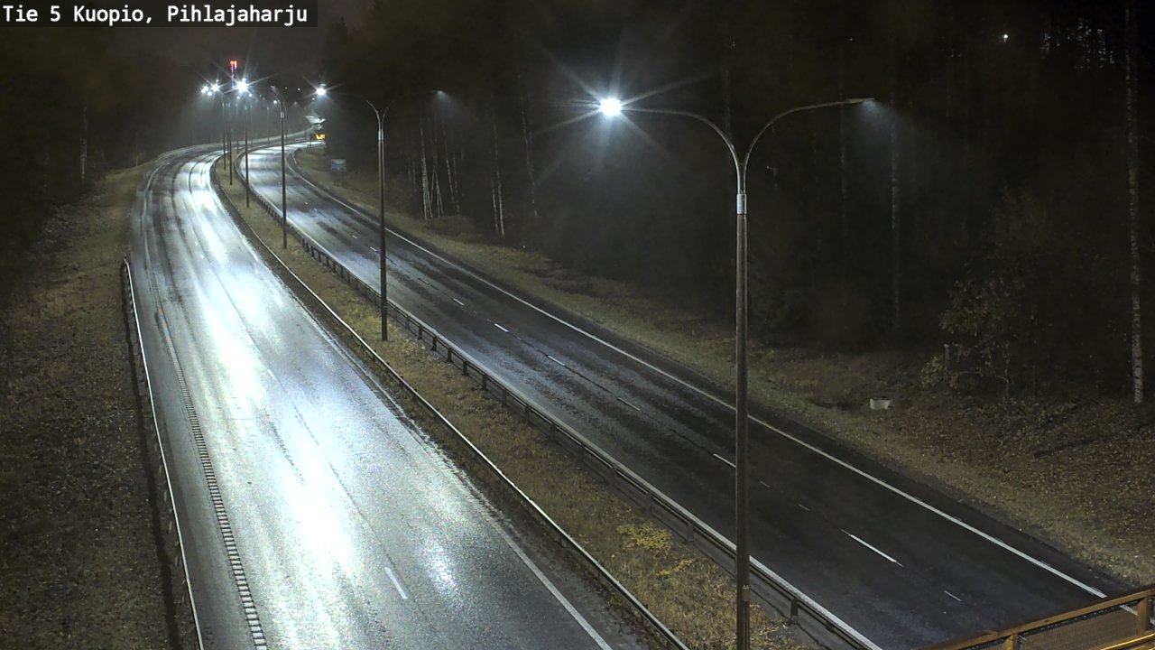 Weather Camera Image Road 5 Kuopio, Pihlajaharju, Kuopio, Pohjois-Savo