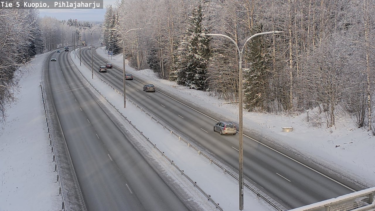Kelikamerat Kuva Tie 5 Kuopio, Pihlajaharju, Kuopio, Pohjois-Savo