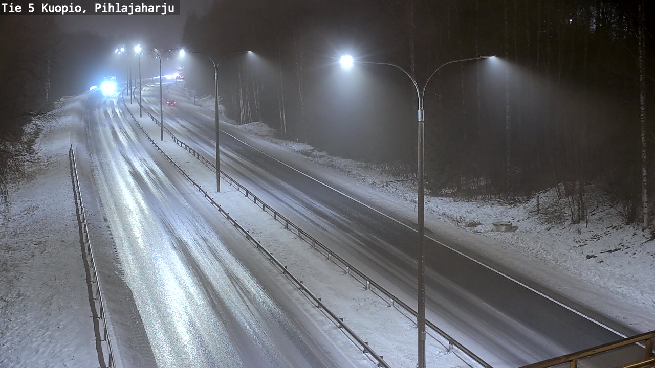 Weather Camera Image Road 5 Kuopio, Pihlajaharju, Kuopio, Pohjois-Savo