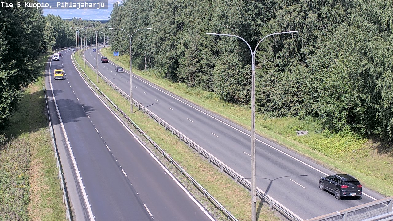 Kelikamerat Kuva Tie 5 Kuopio, Pihlajaharju, Kuopio, Pohjois-Savo