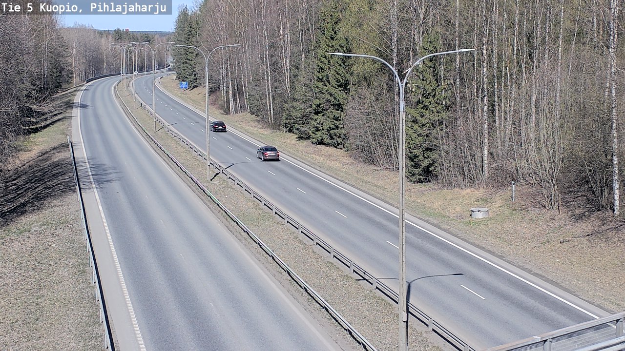 Kelikamerat Kuva Tie 5 Kuopio, Pihlajaharju, Kuopio, Pohjois-Savo