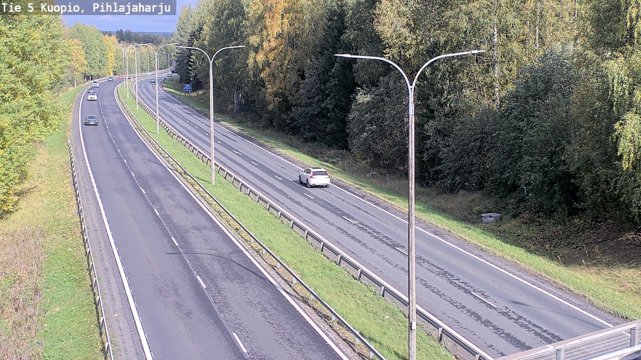Weather Camera Image Road 5 Kuopio, Pihlajaharju, Kuopio, Pohjois-Savo