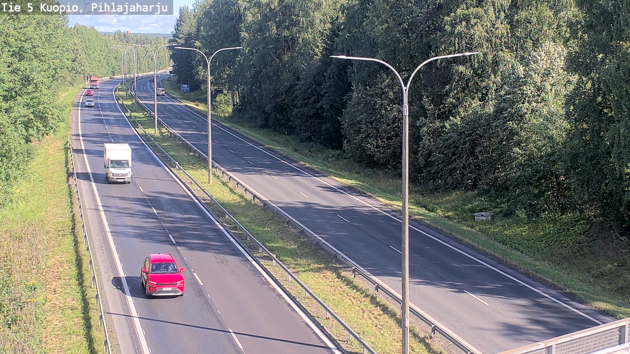Kelikamerat Kuva Tie 5 Kuopio, Pihlajaharju, Kuopio, Pohjois-Savo