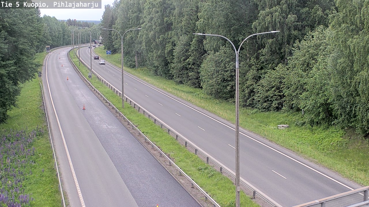 Kelikamerat Kuva Tie 5 Kuopio, Pihlajaharju, Kuopio, Pohjois-Savo