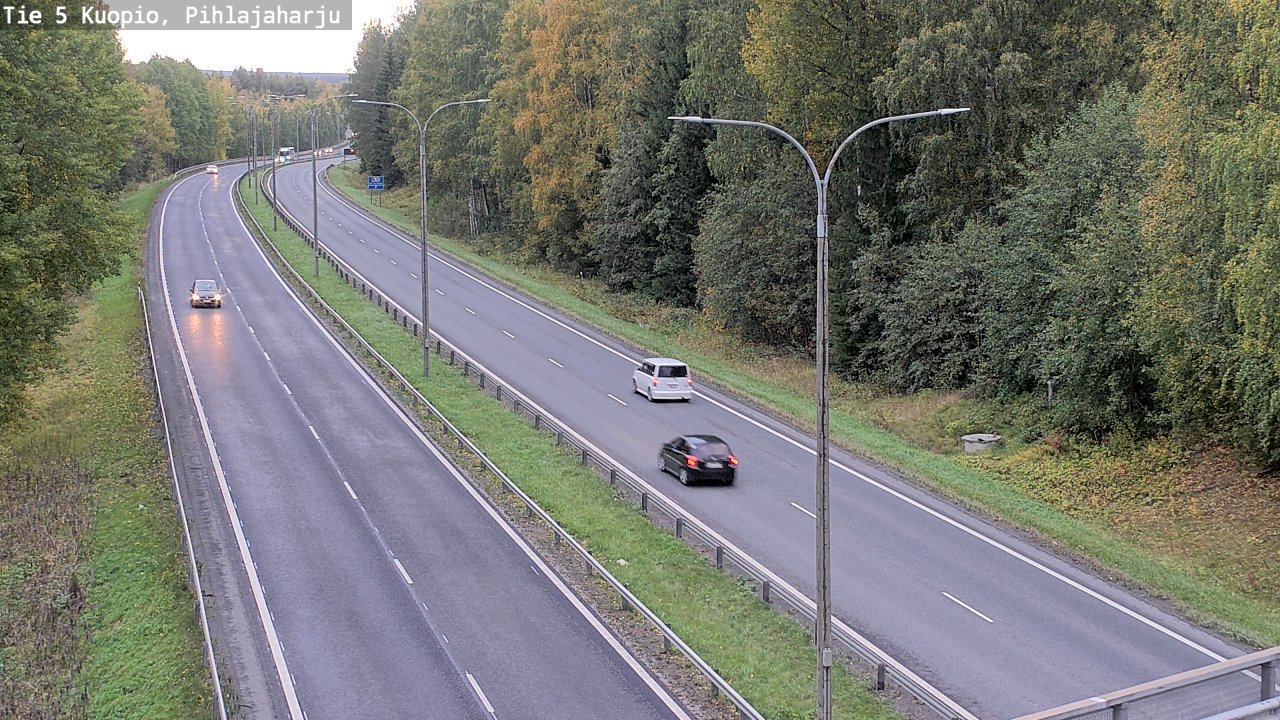 Kelikamerat Kuva Tie 5 Kuopio, Pihlajaharju, Kuopio, Pohjois-Savo
