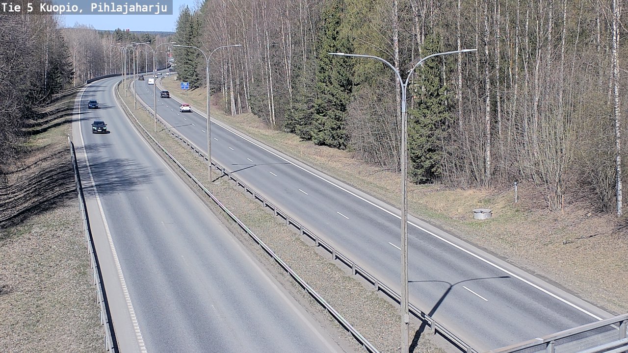 Kelikamerat Kuva Tie 5 Kuopio, Pihlajaharju, Kuopio, Pohjois-Savo
