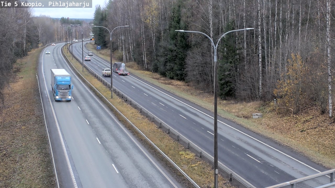 Weather Camera Image Väg 5 Kuopio, Pihlajaharju, Kuopio, Pohjois-Savo