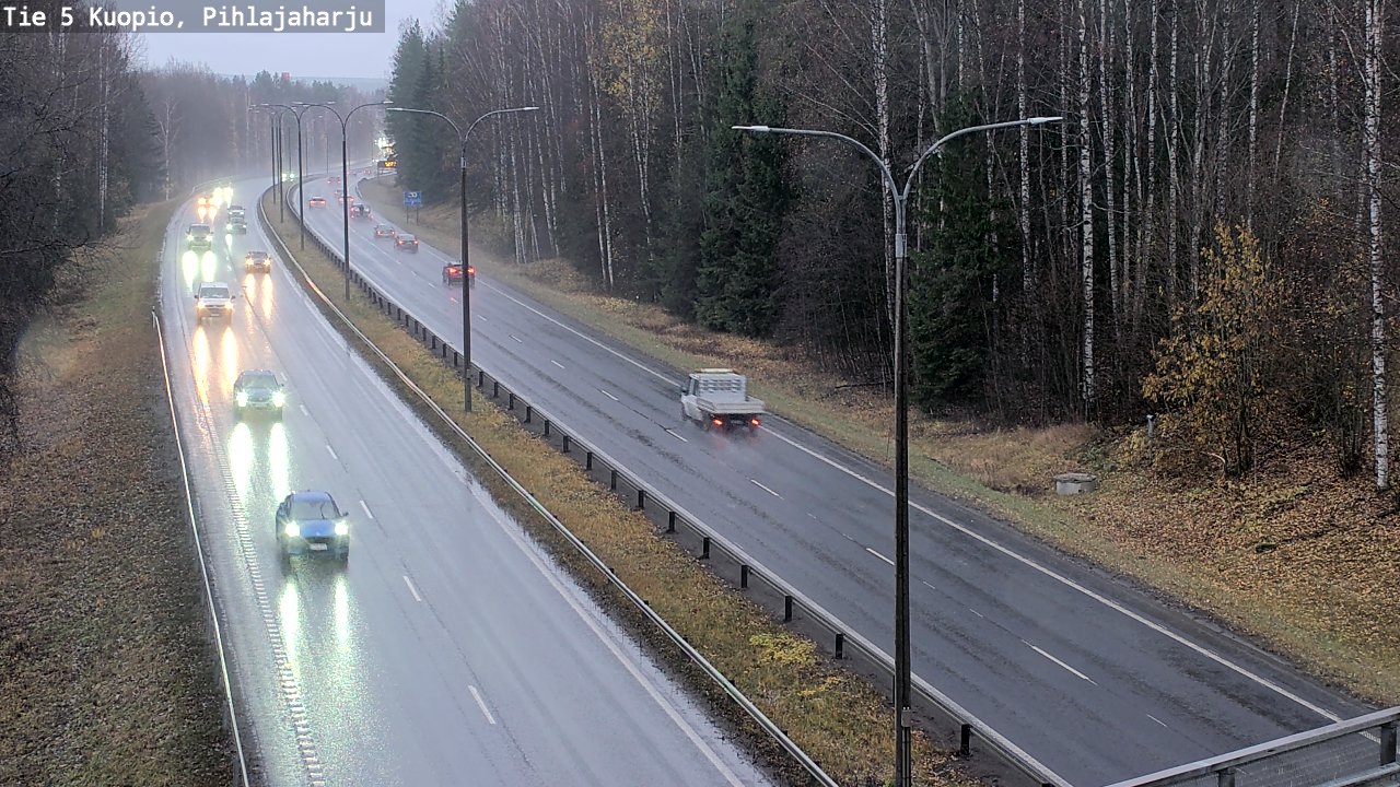 Weather Camera Image Väg 5 Kuopio, Pihlajaharju, Kuopio, Pohjois-Savo
