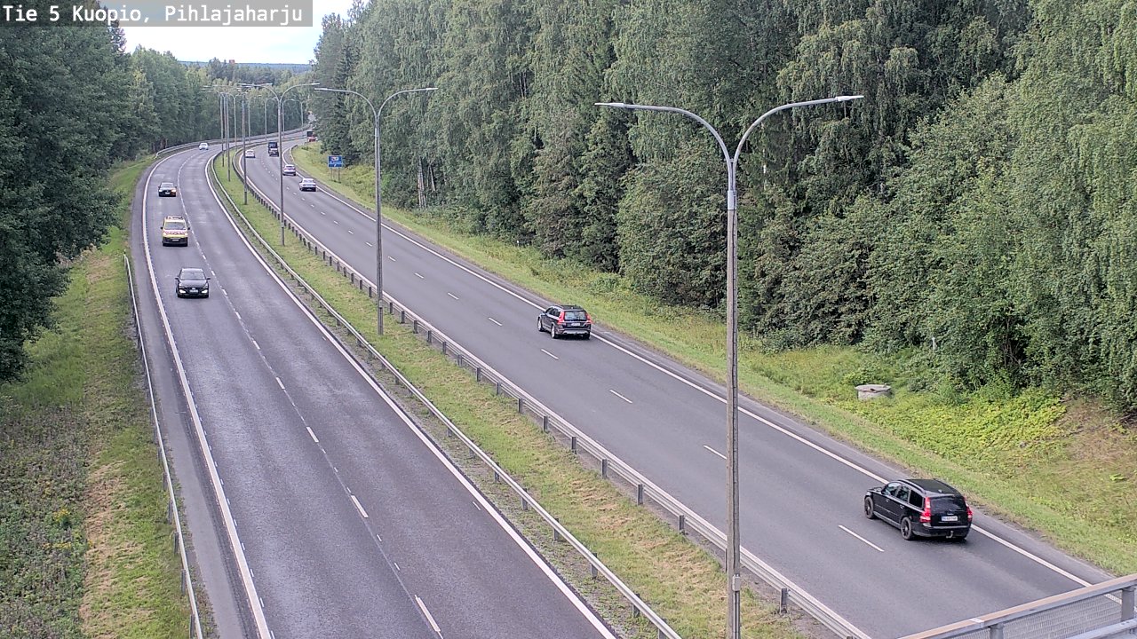 Kelikamerat Kuva Tie 5 Kuopio, Pihlajaharju, Kuopio, Pohjois-Savo