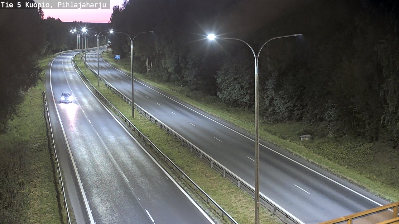 Kelikamerat Kuva Tie 5 Kuopio, Pihlajaharju, Kuopio, Pohjois-Savo
