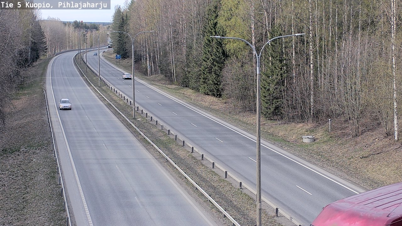 Kelikamerat Kuva Tie 5 Kuopio, Pihlajaharju, Kuopio, Pohjois-Savo