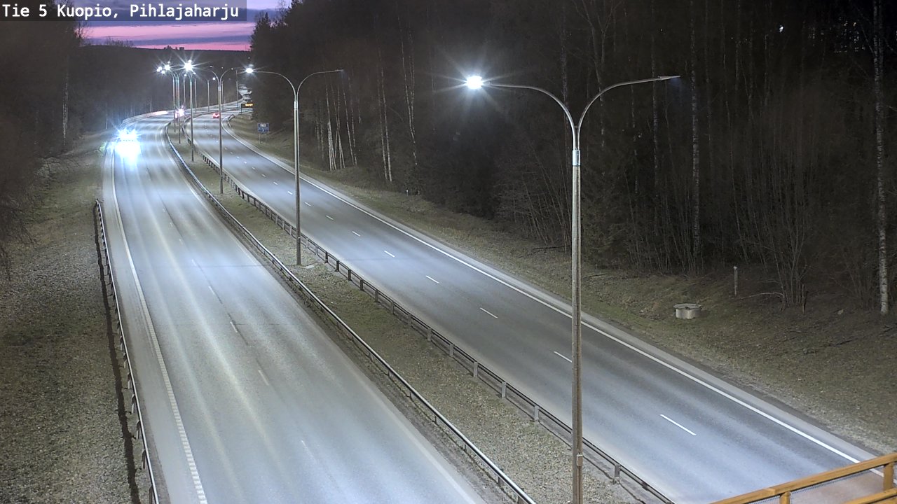 Kelikamerat Kuva Tie 5 Kuopio, Pihlajaharju, Kuopio, Pohjois-Savo