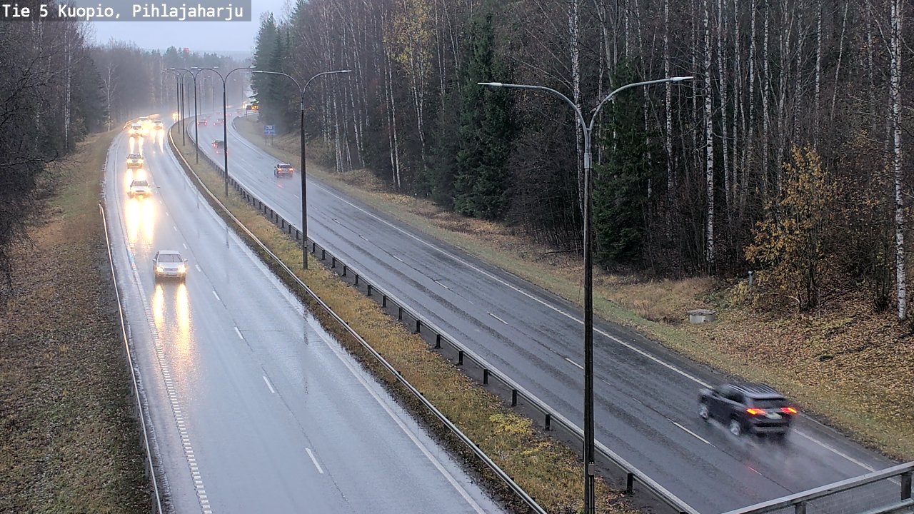 Weather Camera Image Väg 5 Kuopio, Pihlajaharju, Kuopio, Pohjois-Savo