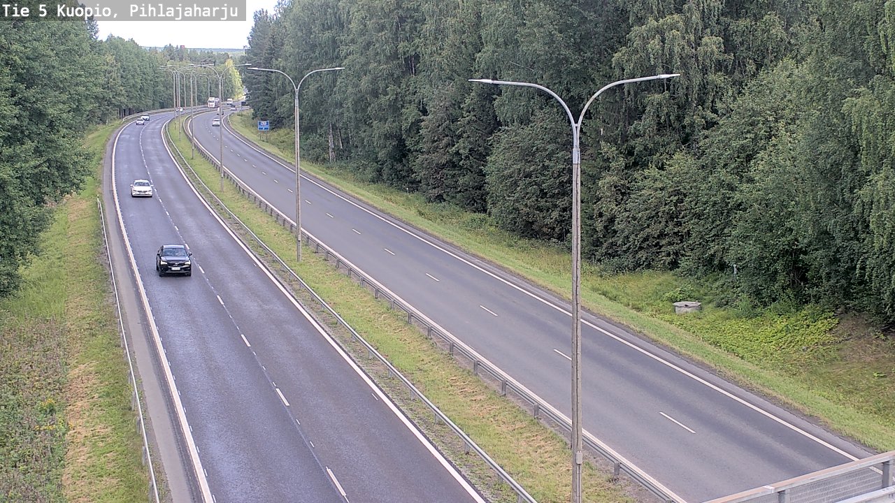 Kelikamerat Kuva Tie 5 Kuopio, Pihlajaharju, Kuopio, Pohjois-Savo