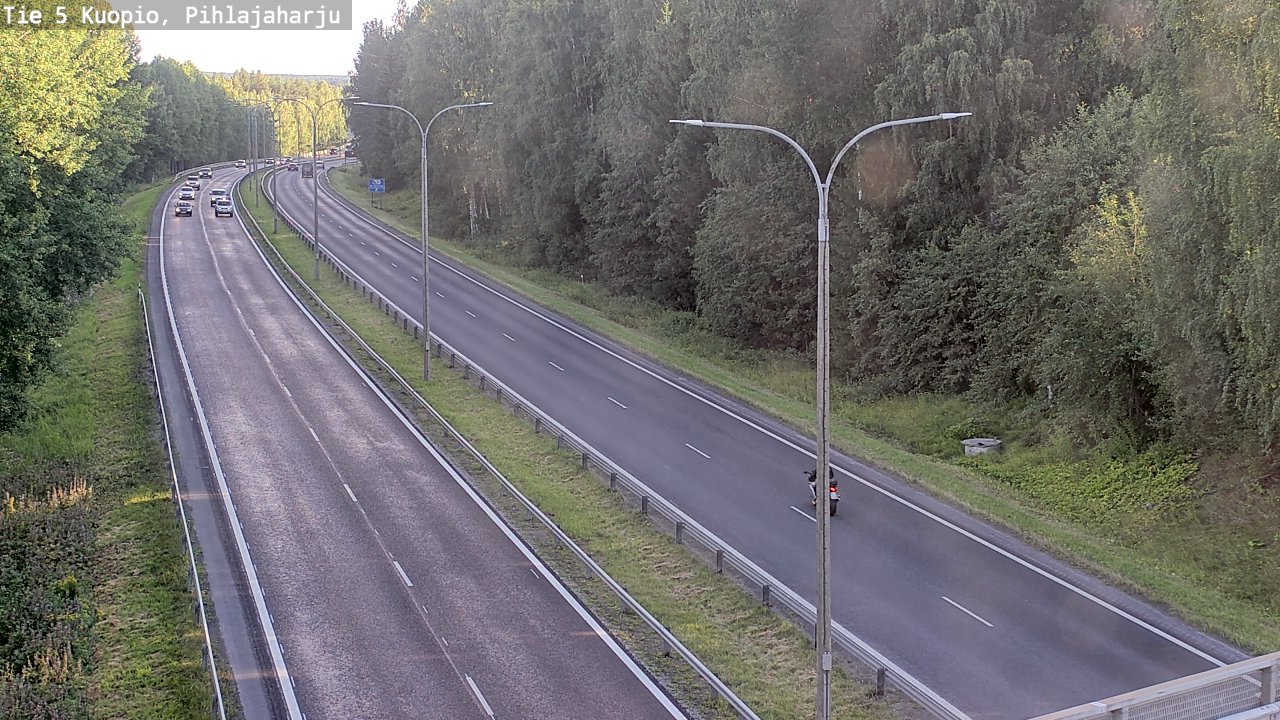 Weather Camera Image Väg 5 Kuopio, Pihlajaharju, Kuopio, Pohjois-Savo