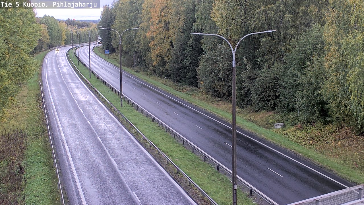Kelikamerat Kuva Tie 5 Kuopio, Pihlajaharju, Kuopio, Pohjois-Savo
