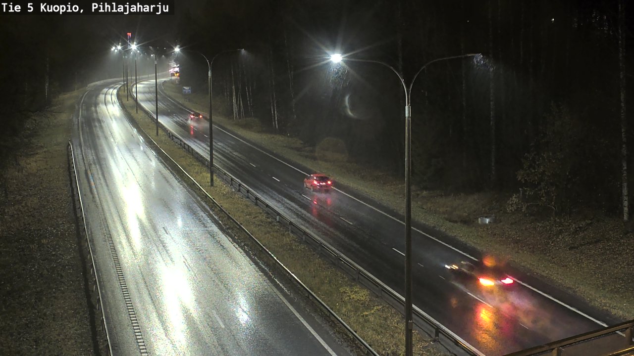 Weather Camera Image Väg 5 Kuopio, Pihlajaharju, Kuopio, Pohjois-Savo