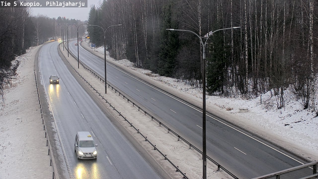 Weather Camera Image Road 5 Kuopio, Pihlajaharju, Kuopio, Pohjois-Savo