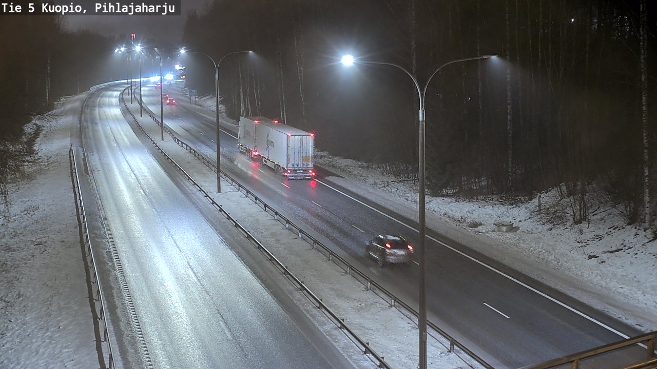 Weather Camera Image Road 5 Kuopio, Pihlajaharju, Kuopio, Pohjois-Savo