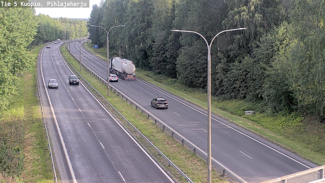 Weather Camera Image Väg 5 Kuopio, Pihlajaharju, Kuopio, Pohjois-Savo