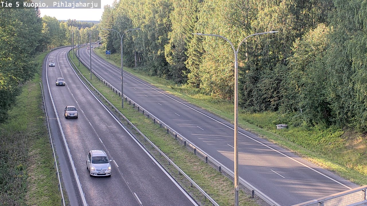 Kelikamerat Kuva Tie 5 Kuopio, Pihlajaharju, Kuopio, Pohjois-Savo