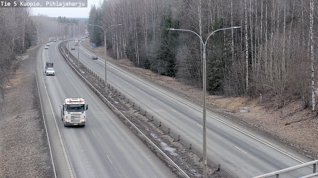 Kelikamerat Kuva Tie 5 Kuopio, Pihlajaharju, Kuopio, Pohjois-Savo