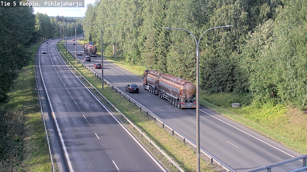 Kelikamerat Kuva Tie 5 Kuopio, Pihlajaharju, Kuopio, Pohjois-Savo